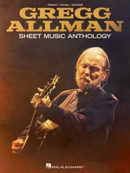 Gregg Allman Sheet Music Anthology piano sheet music cover